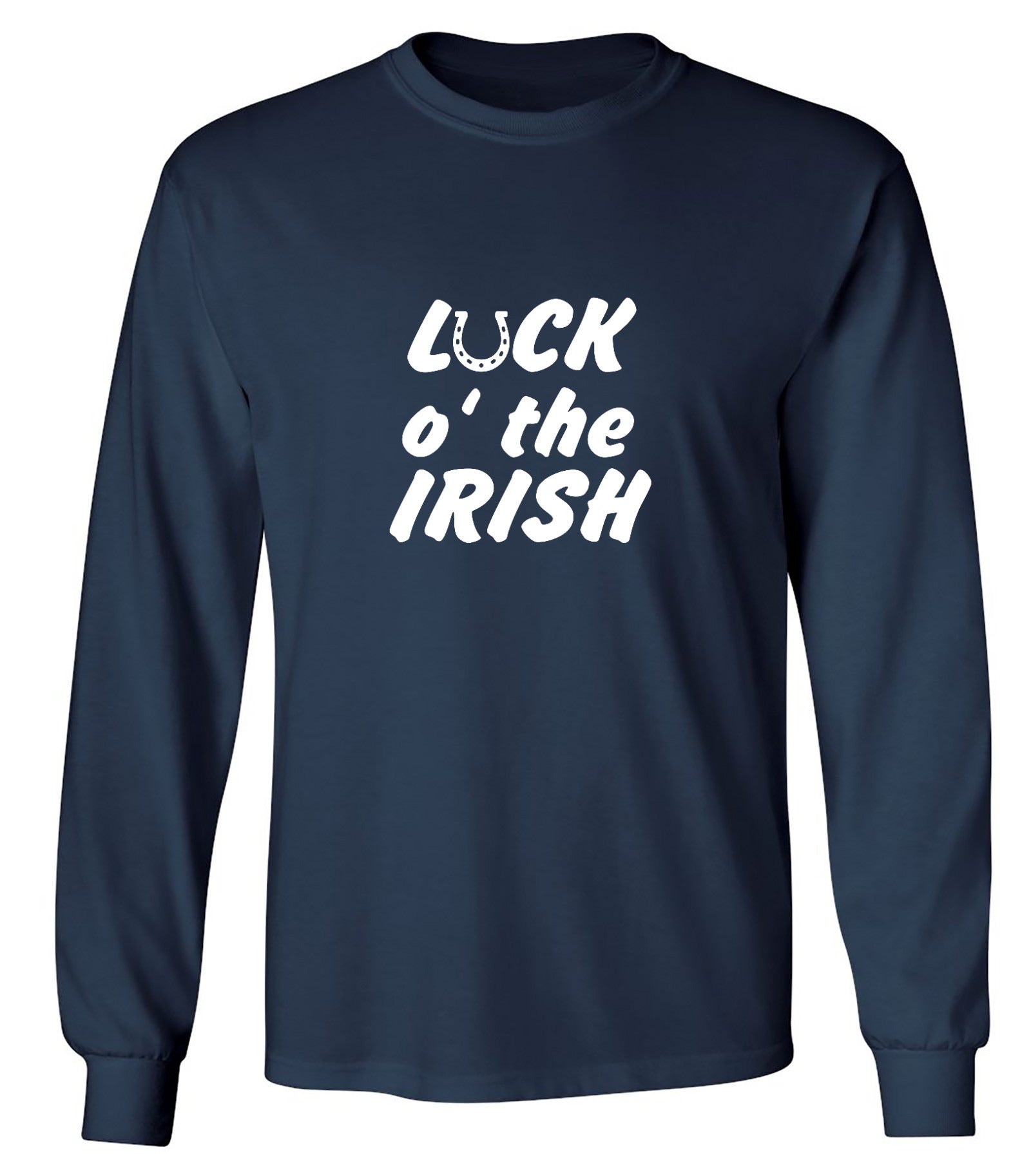 Funny T-Shirts design "LUCK IRISH - Long Sleeve"
