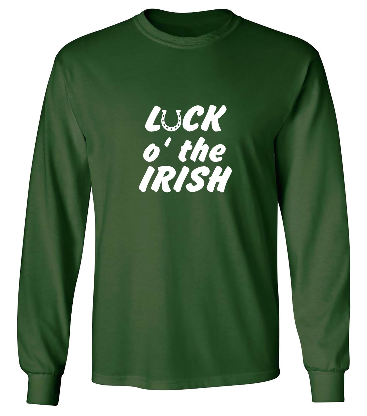 Funny T-Shirts design "LUCK IRISH - Long Sleeve"