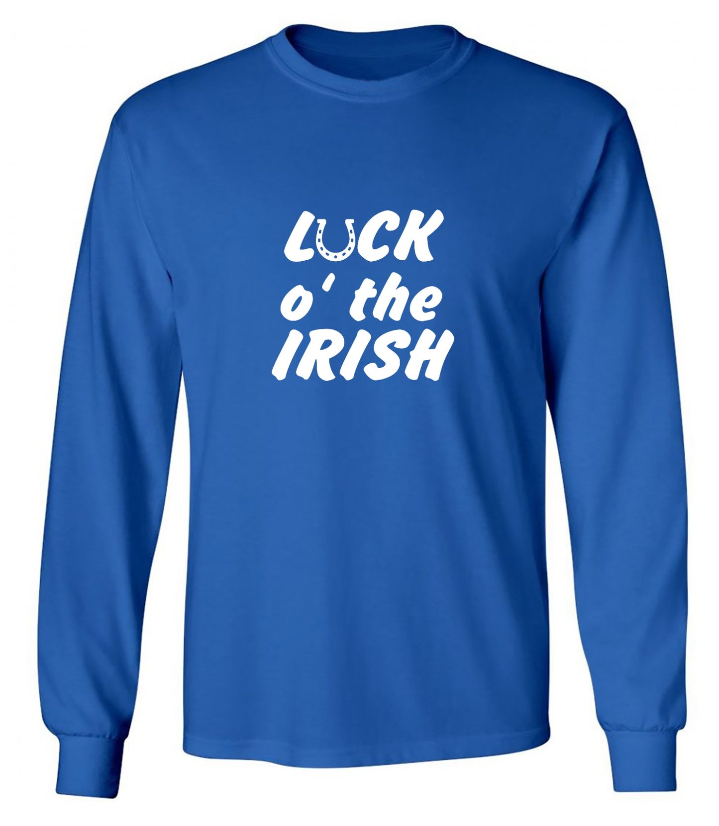 Funny T-Shirts design "LUCK IRISH - Long Sleeve"