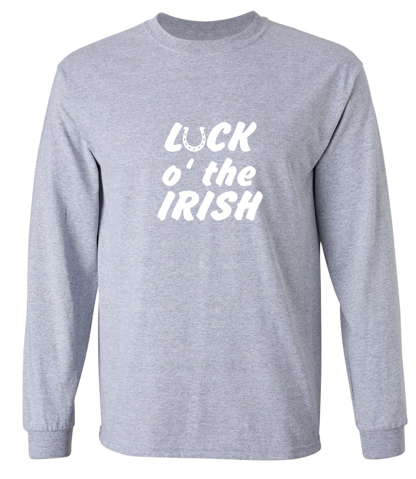 Funny T-Shirts design "LUCK IRISH - Long Sleeve"