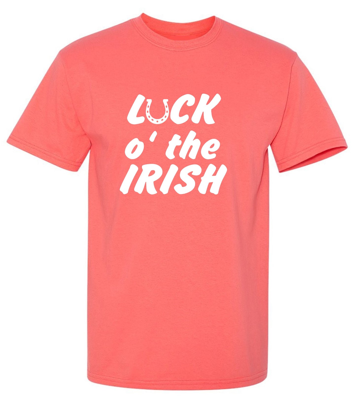Funny T-Shirts design "LUCK IRISH - Tall Tee"