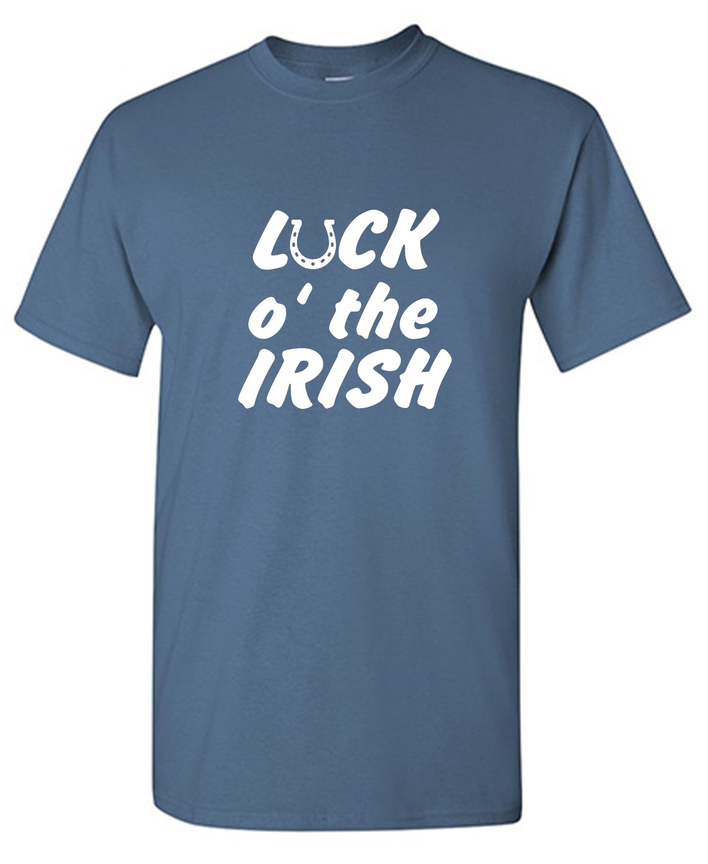 Funny T-Shirts design "LUCK IRISH - Tall Tee"