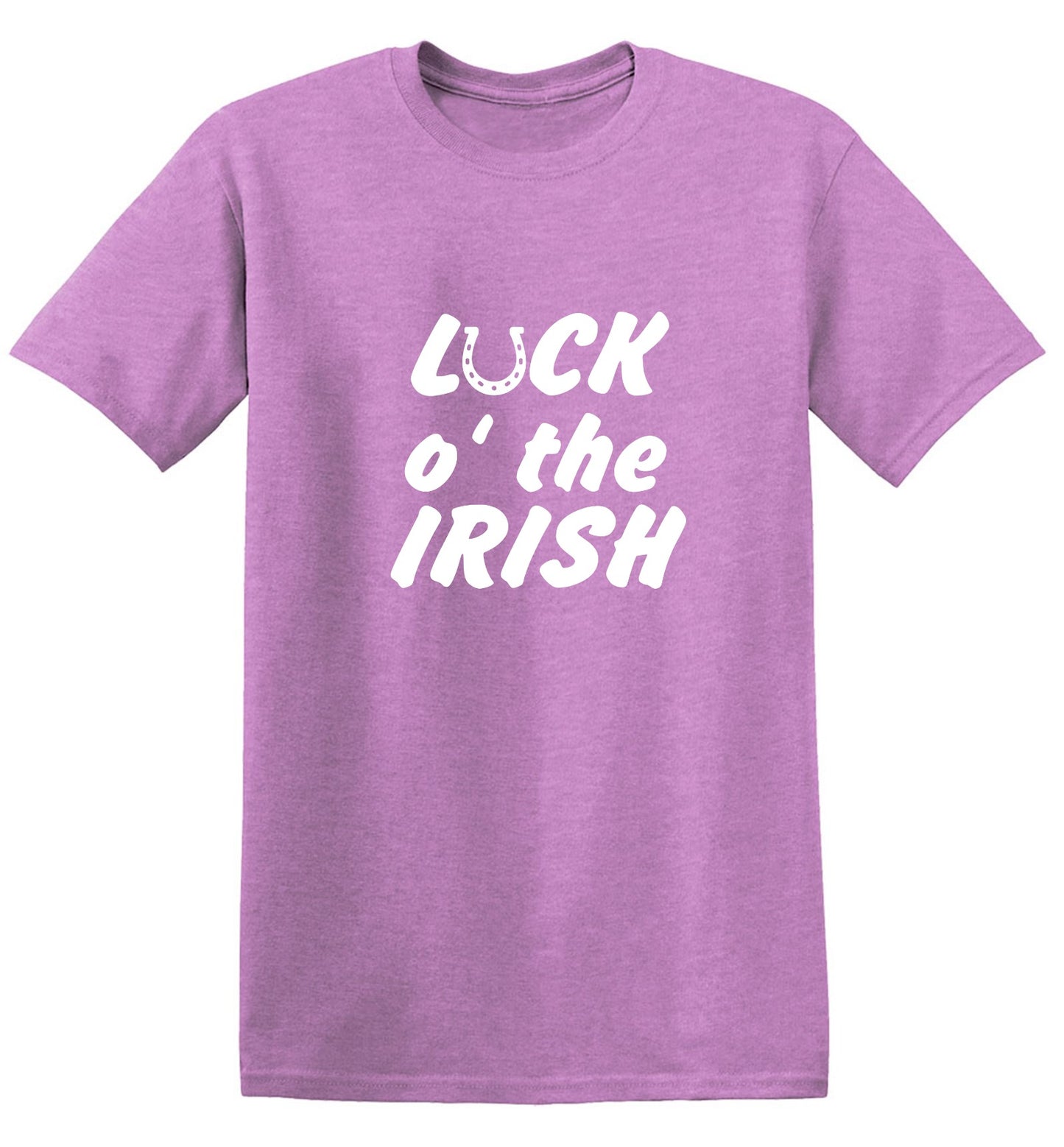Funny T-Shirts design "LUCK IRISH - Ring Spun Tee"