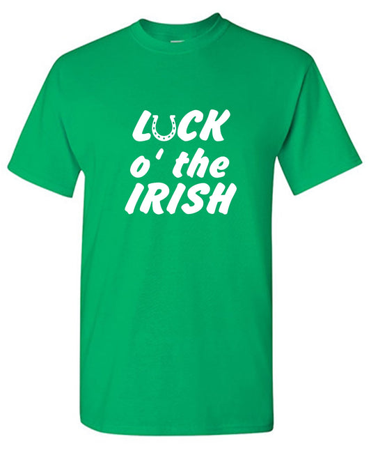 Funny T-Shirts design "LUCK IRISH T Shirt"