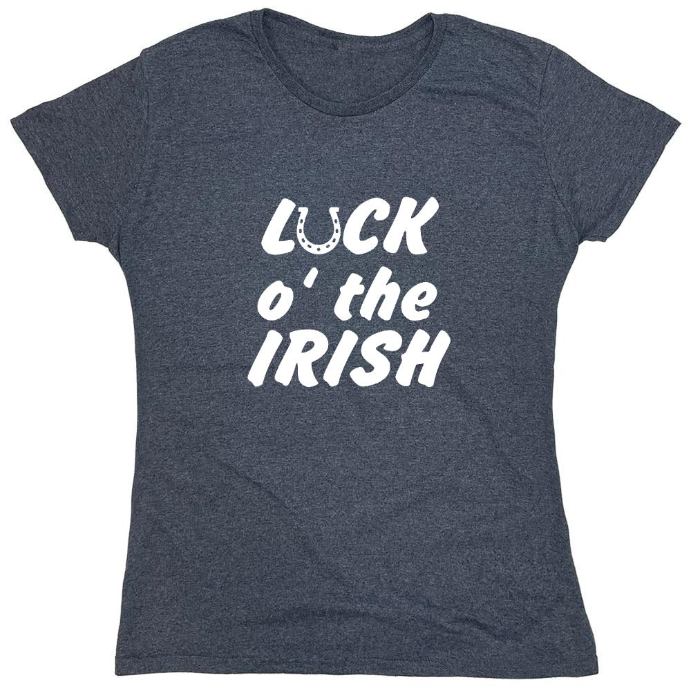 Funny T-Shirts design "LUCK IRISH - Womens"