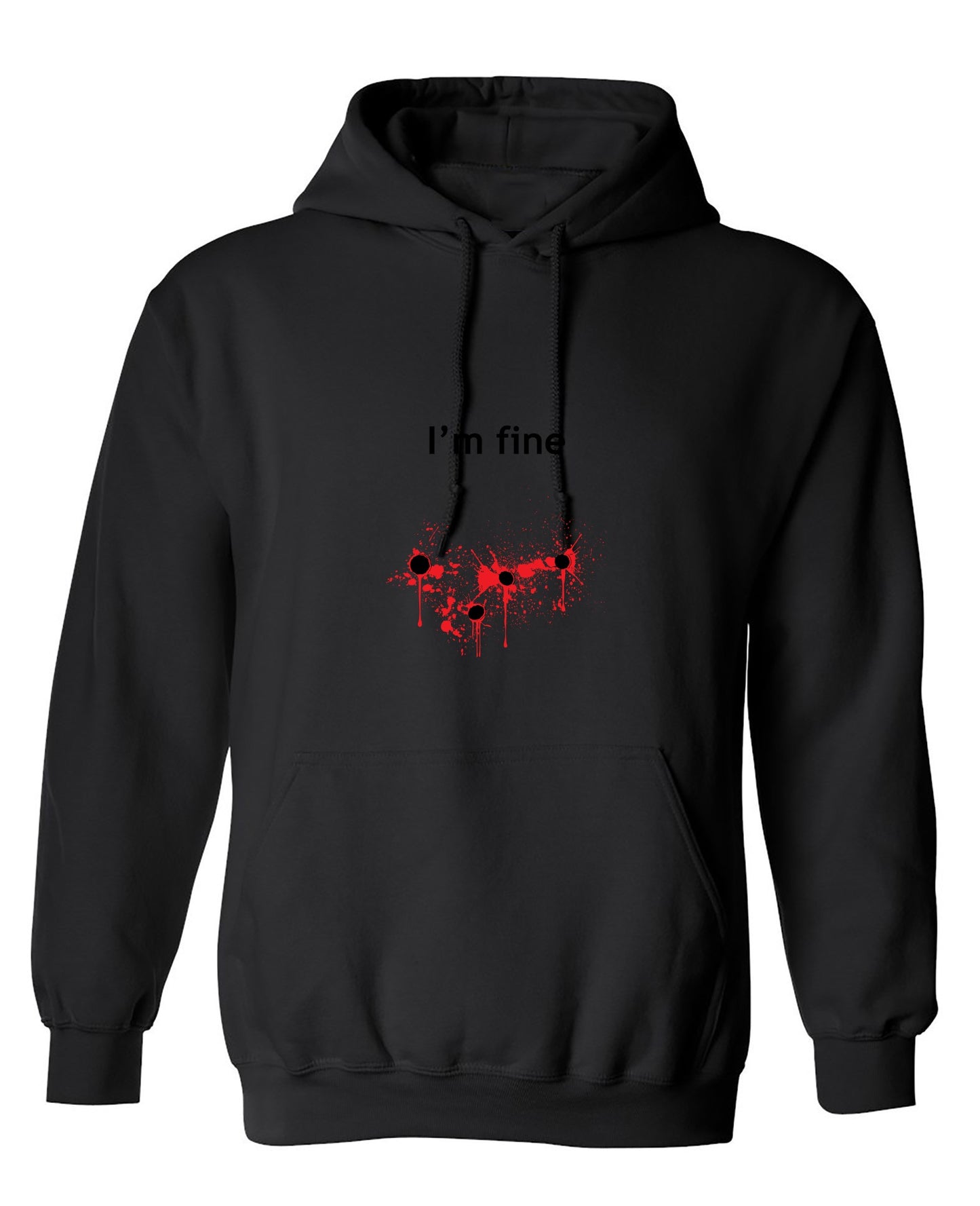 Funny T-Shirts design "I'm Bullet Fine - Hoodie"