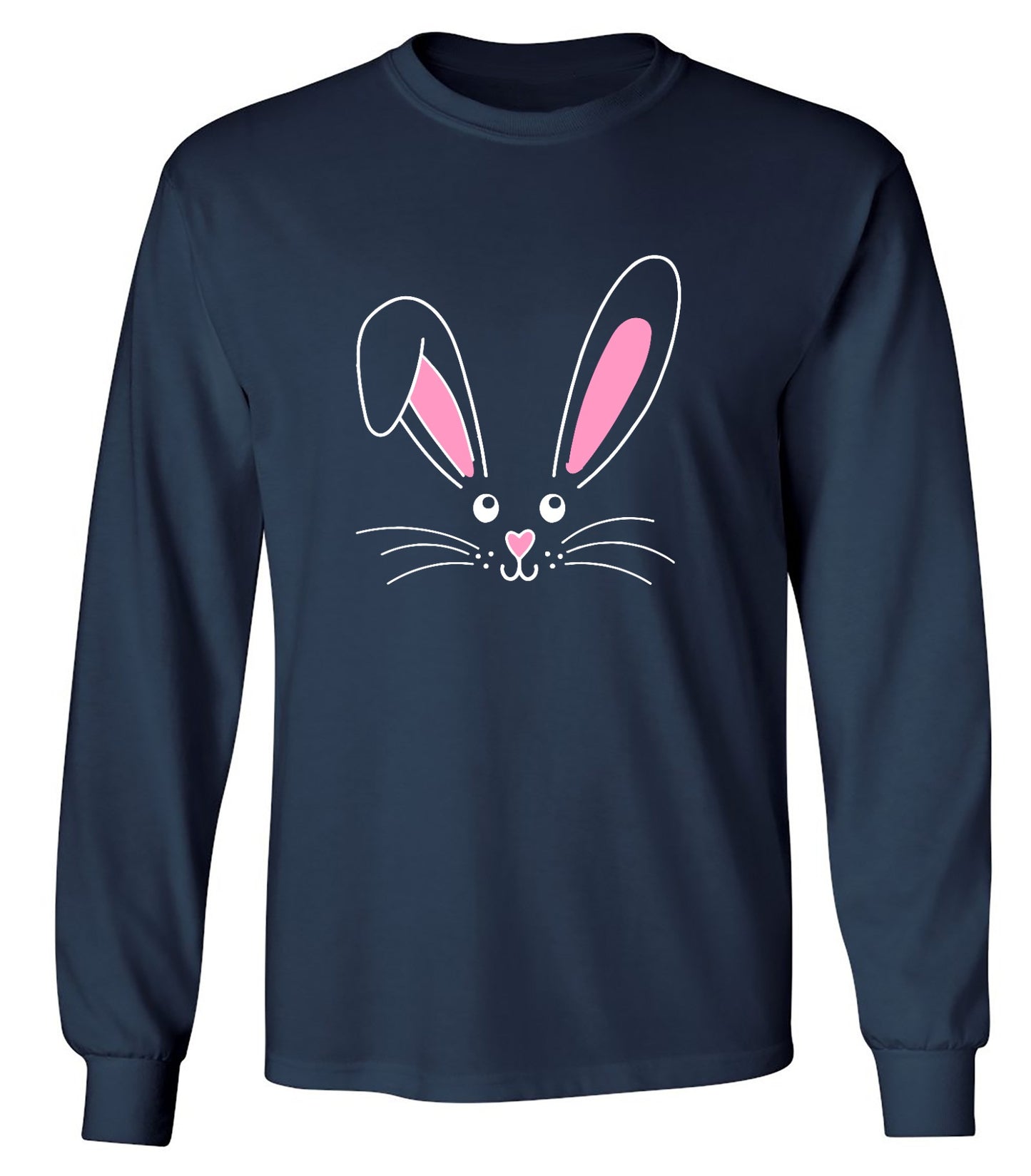 Funny T-Shirts design "Cute Bunny Shirt - Long Sleeve"