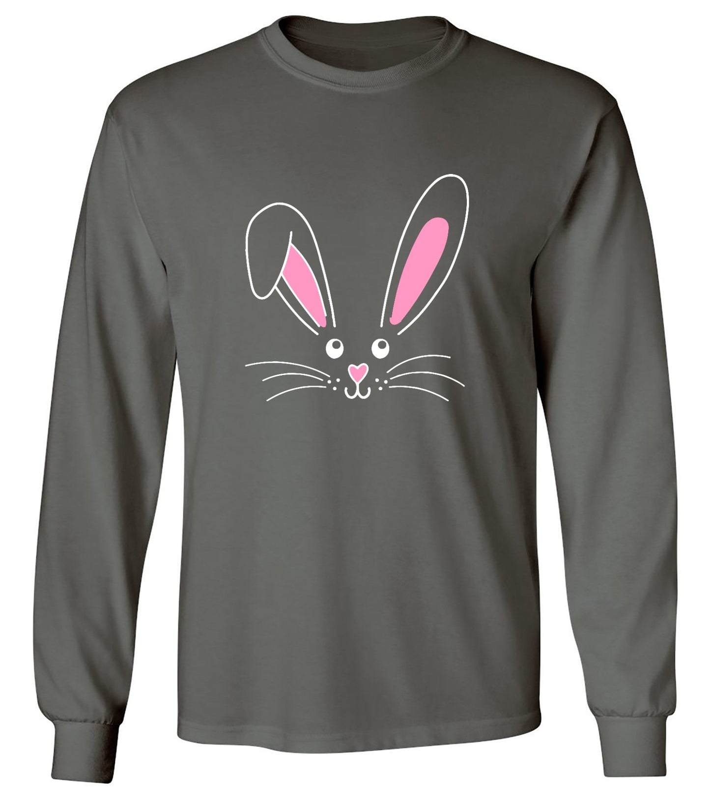 Funny T-Shirts design "Cute Bunny Shirt - Long Sleeve"