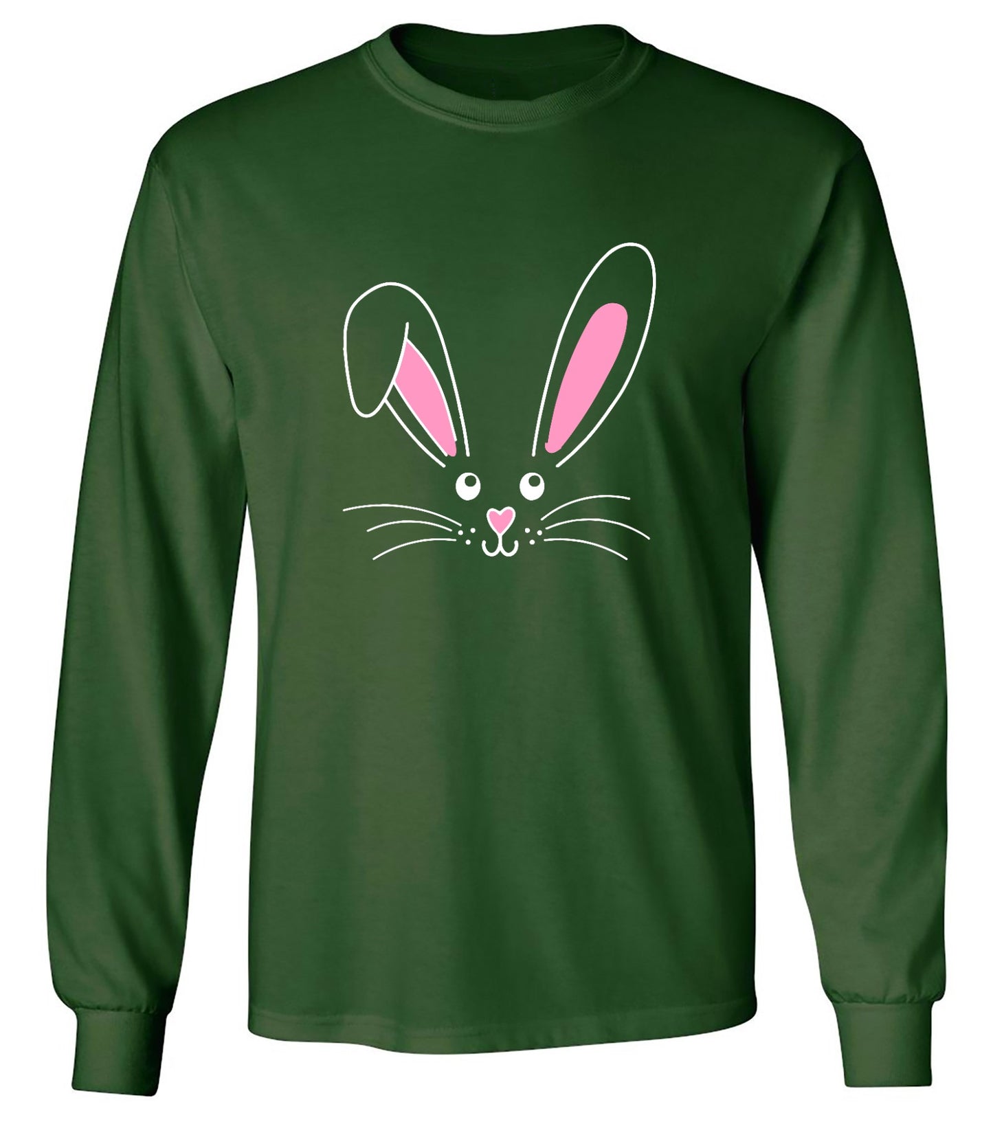 Funny T-Shirts design "Cute Bunny Shirt - Long Sleeve"