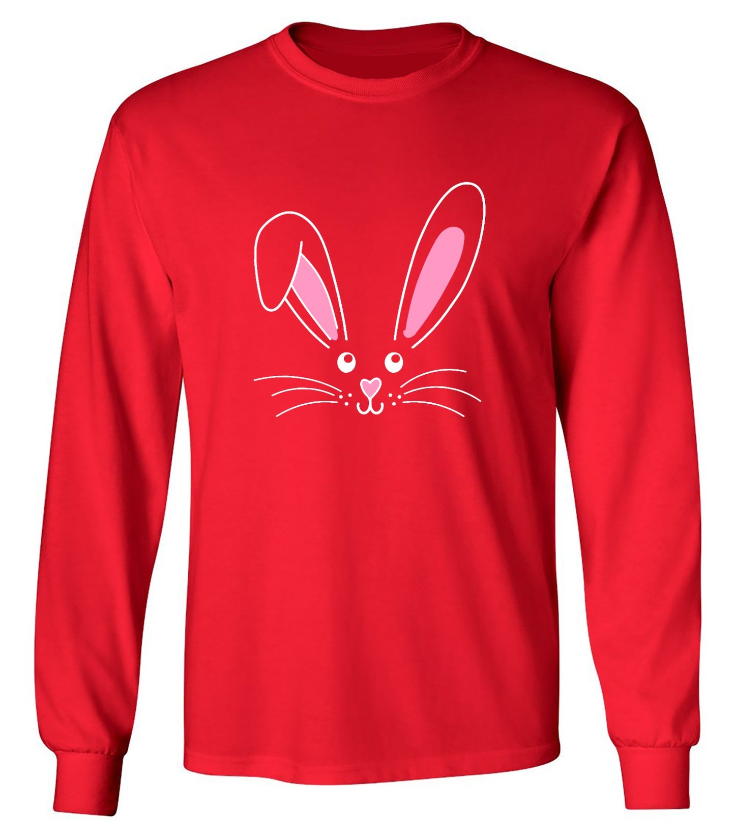Funny T-Shirts design "Cute Bunny Shirt - Long Sleeve"