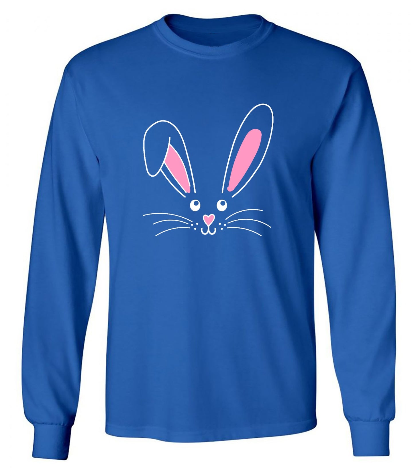 Funny T-Shirts design "Cute Bunny Shirt - Long Sleeve"