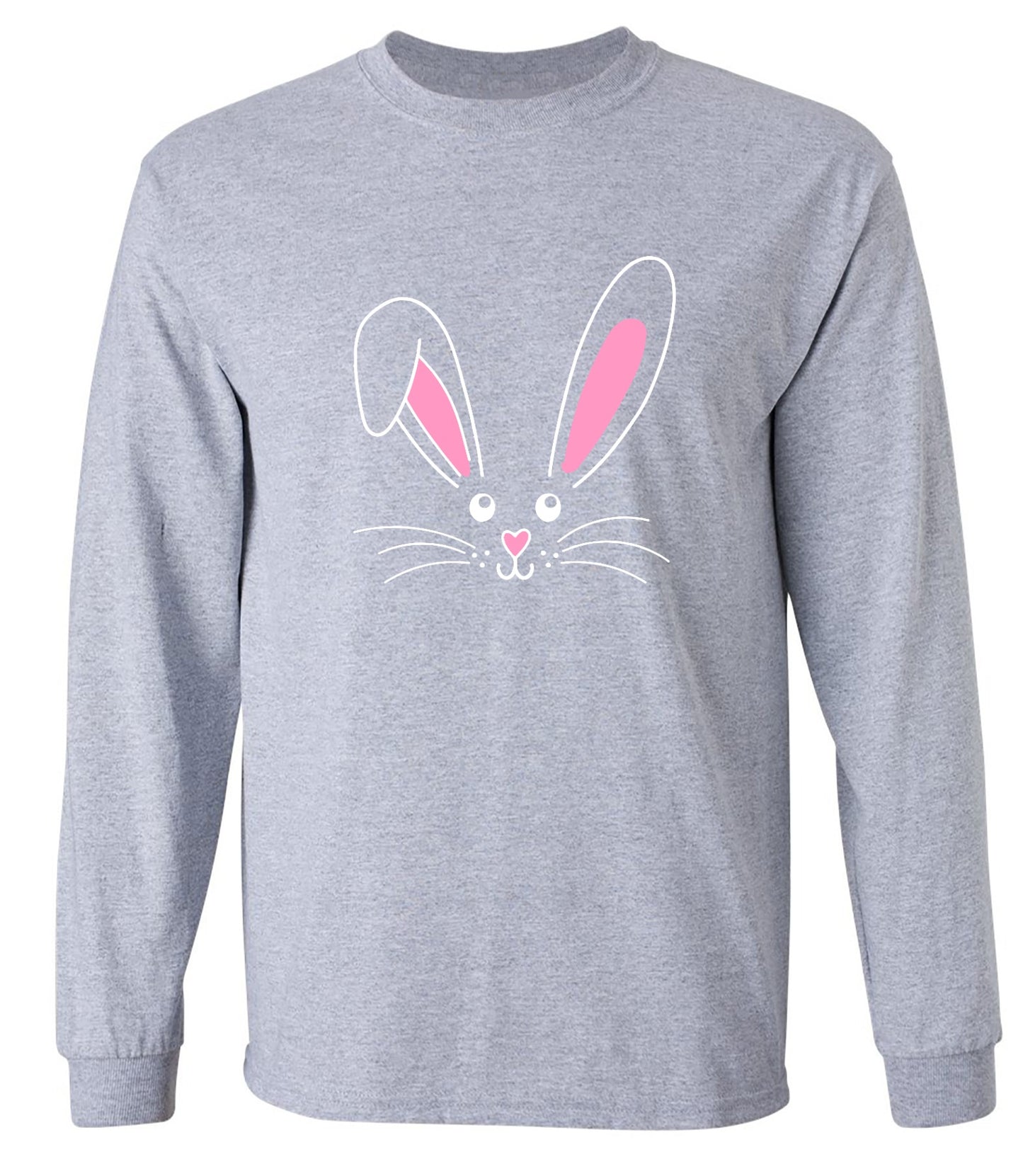 Funny T-Shirts design "Cute Bunny Shirt - Long Sleeve"
