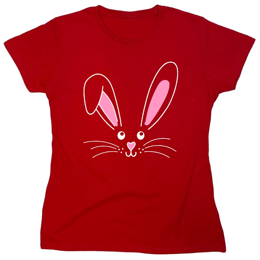 Funny T-Shirts design "Cute Bunny Shirt - Womens"