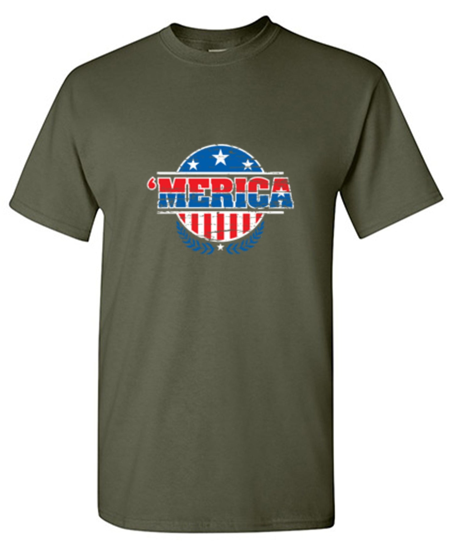 Funny T-Shirts design "MERICA! Patriotic T-Shirt!"
