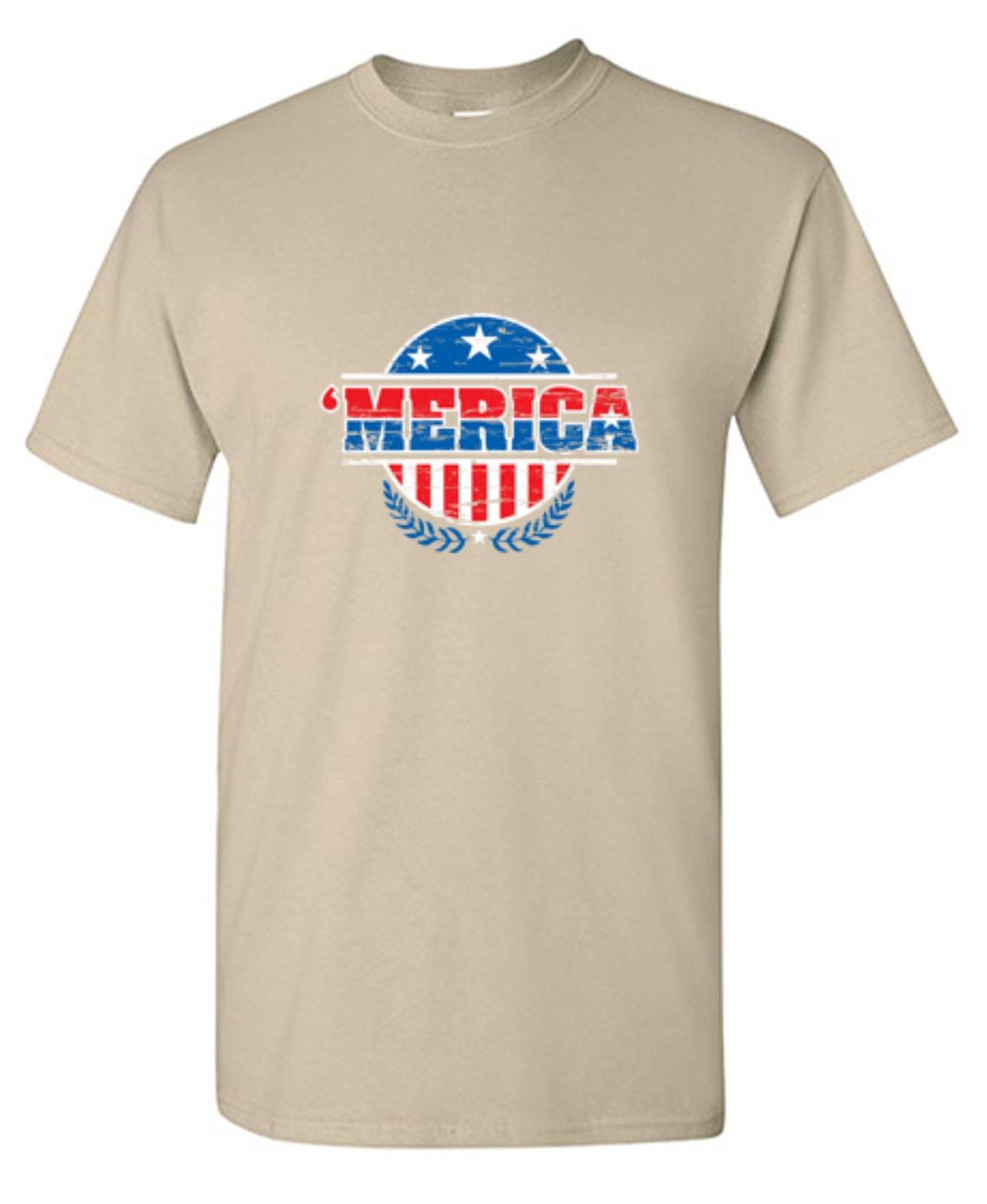 Funny T-Shirts design "MERICA! Patriotic T-Shirt!"