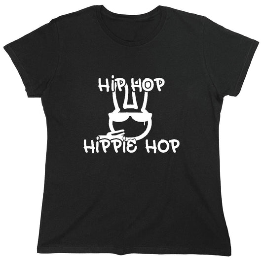 Funny T-Shirts design "Hip Hop Hippie Hop - Womens"