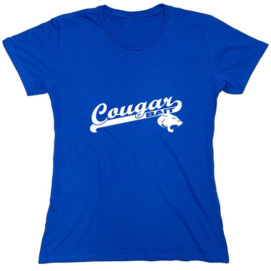Funny T-Shirts design "Cougar Bait - Womens"
