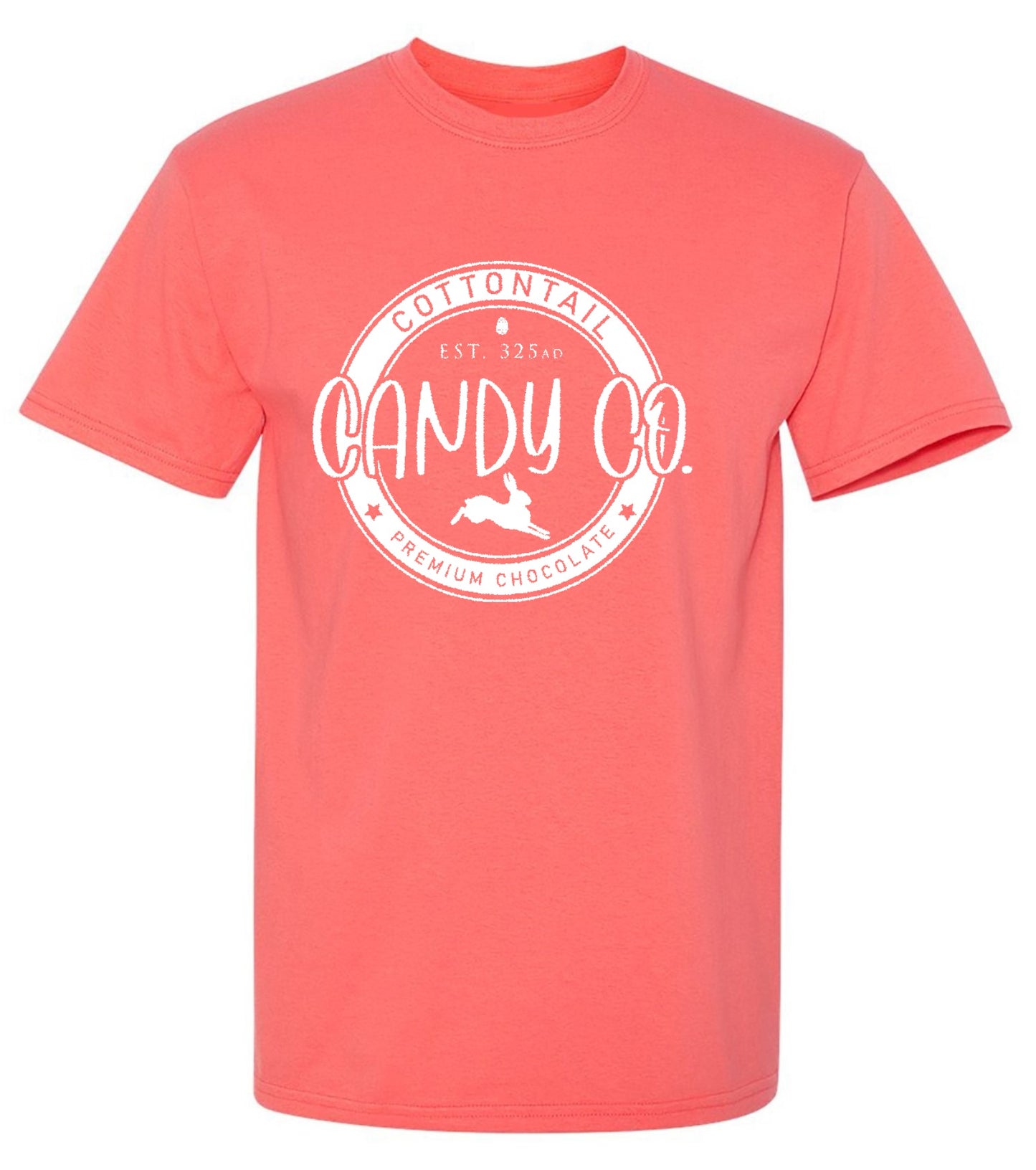 Funny T-Shirts design "Cottontail Candy Co. - Ring Spun Tee"