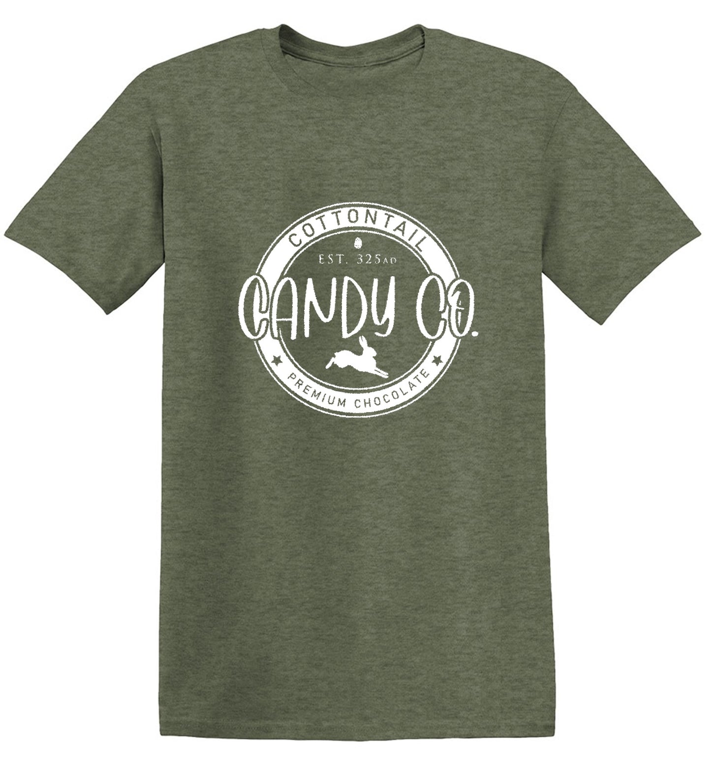 Funny T-Shirts design "Cottontail Candy Co. - Ring Spun Tee"