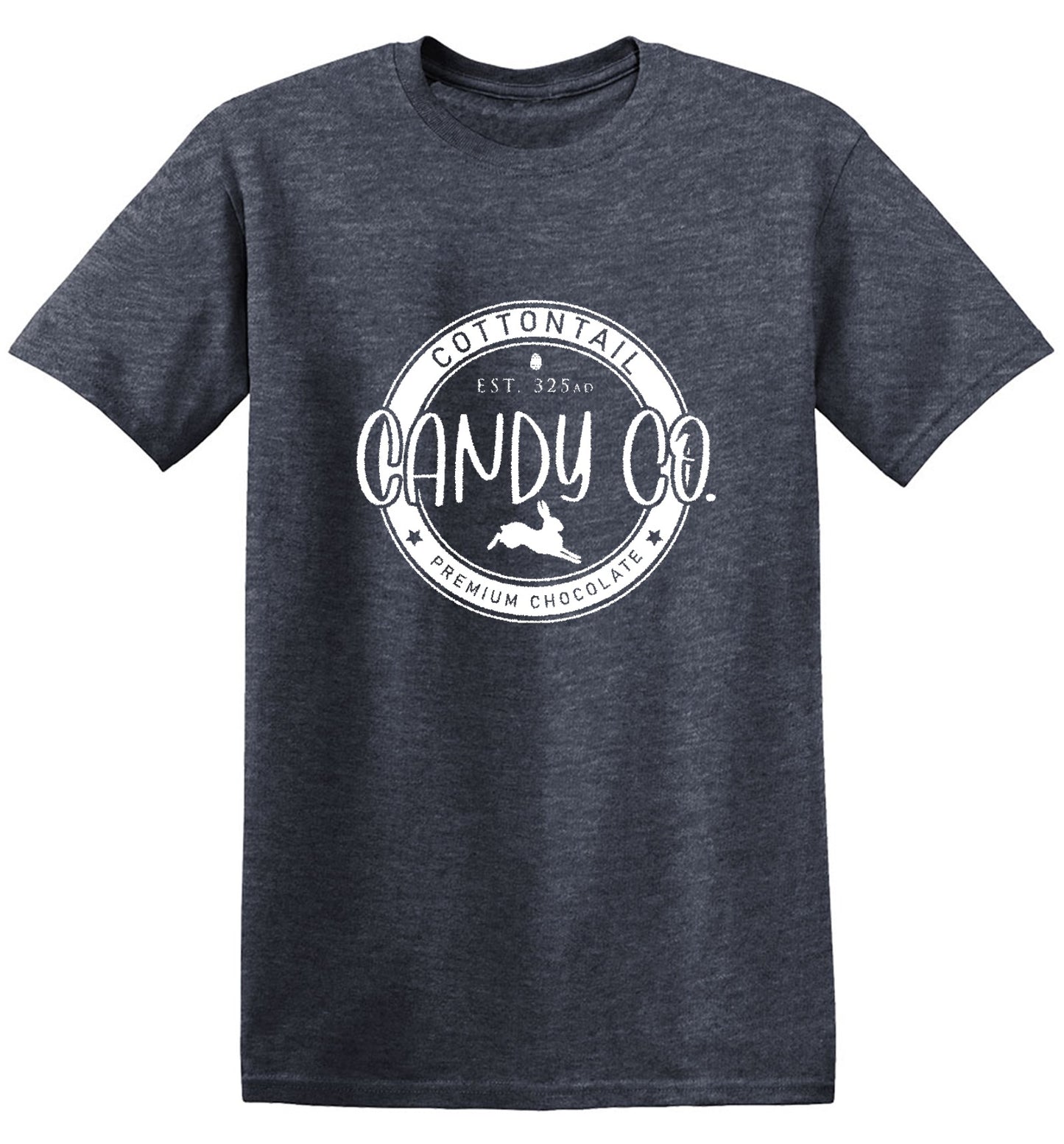 Funny T-Shirts design "Cottontail Candy Co. - Ring Spun Tee"