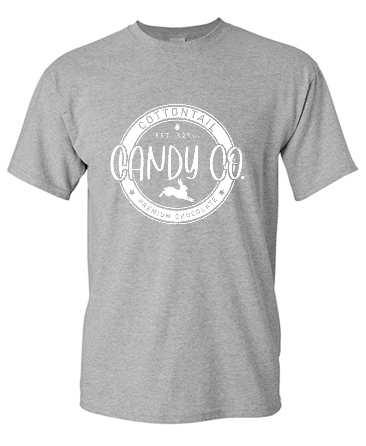Funny T-Shirts design "Cottontail Candy Co. - Ring Spun Tee"