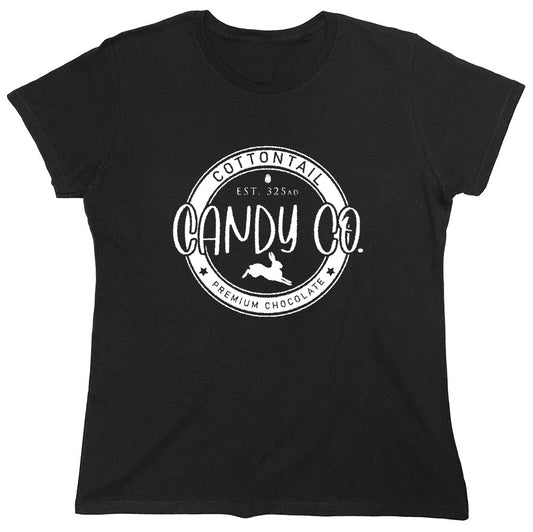 Funny T-Shirts design "Cottontail Candy Co. - Womens"