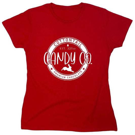 Funny T-Shirts design "Cottontail Candy Co. - Womens"