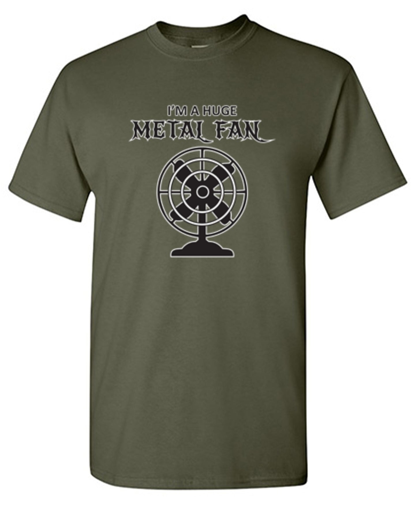 Funny T-Shirts design "I'm A Huge Metal Fan - Tall Tee"