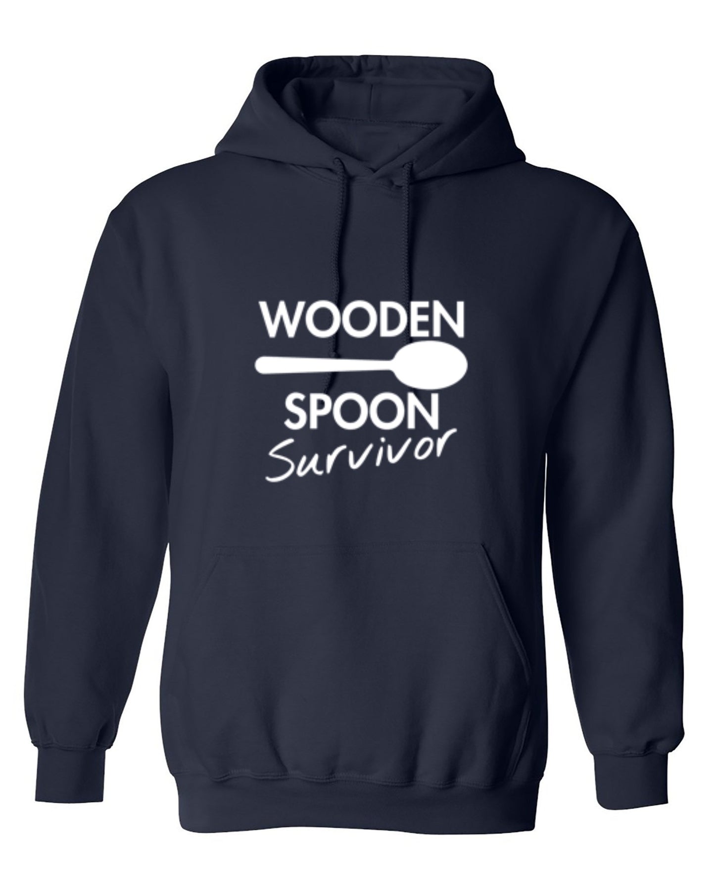 Funny T-Shirts design "Wooden Spoon Survivor - Hoodie"