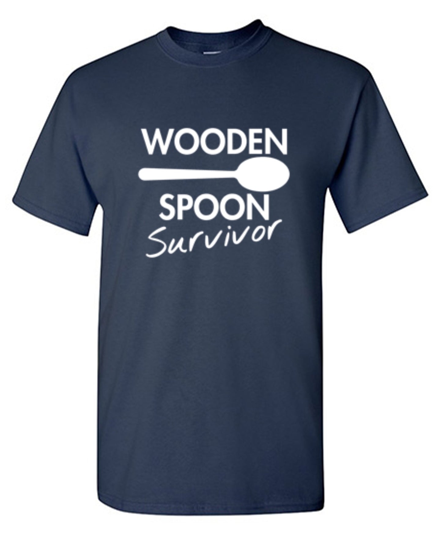 Funny T-Shirts design "Wooden Spoon Survivor"