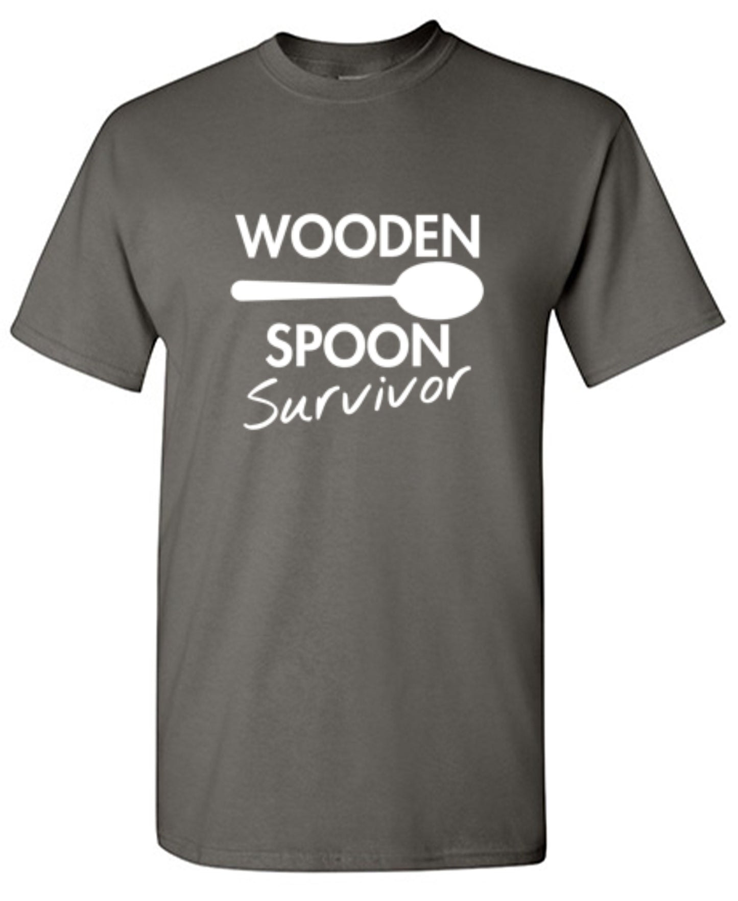 Funny T-Shirts design "Wooden Spoon Survivor"