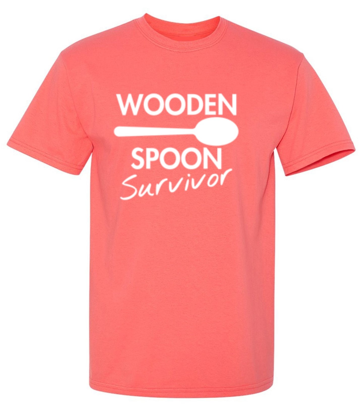 Funny T-Shirts design "Wooden Spoon Survivor"