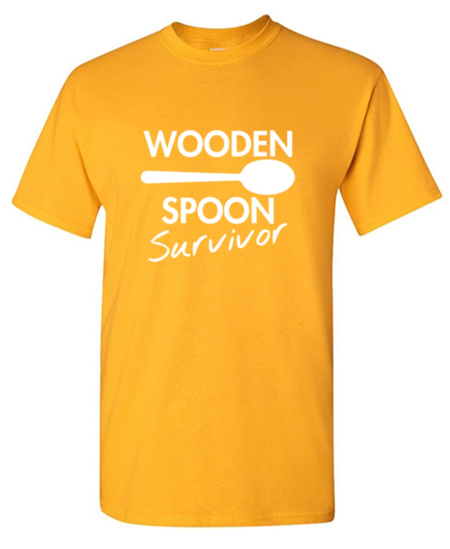 Funny T-Shirts design "Wooden Spoon Survivor"