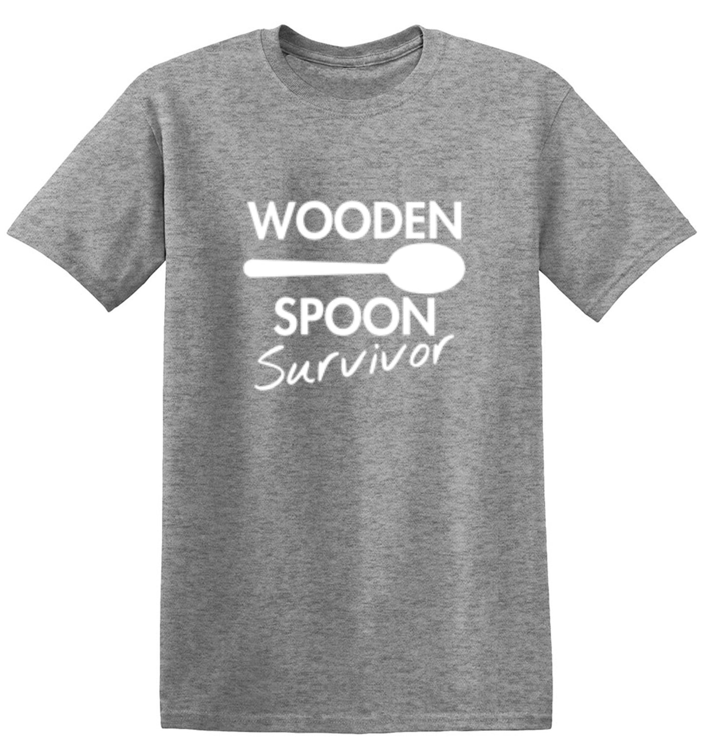 Funny T-Shirts design "Wooden Spoon Survivor"