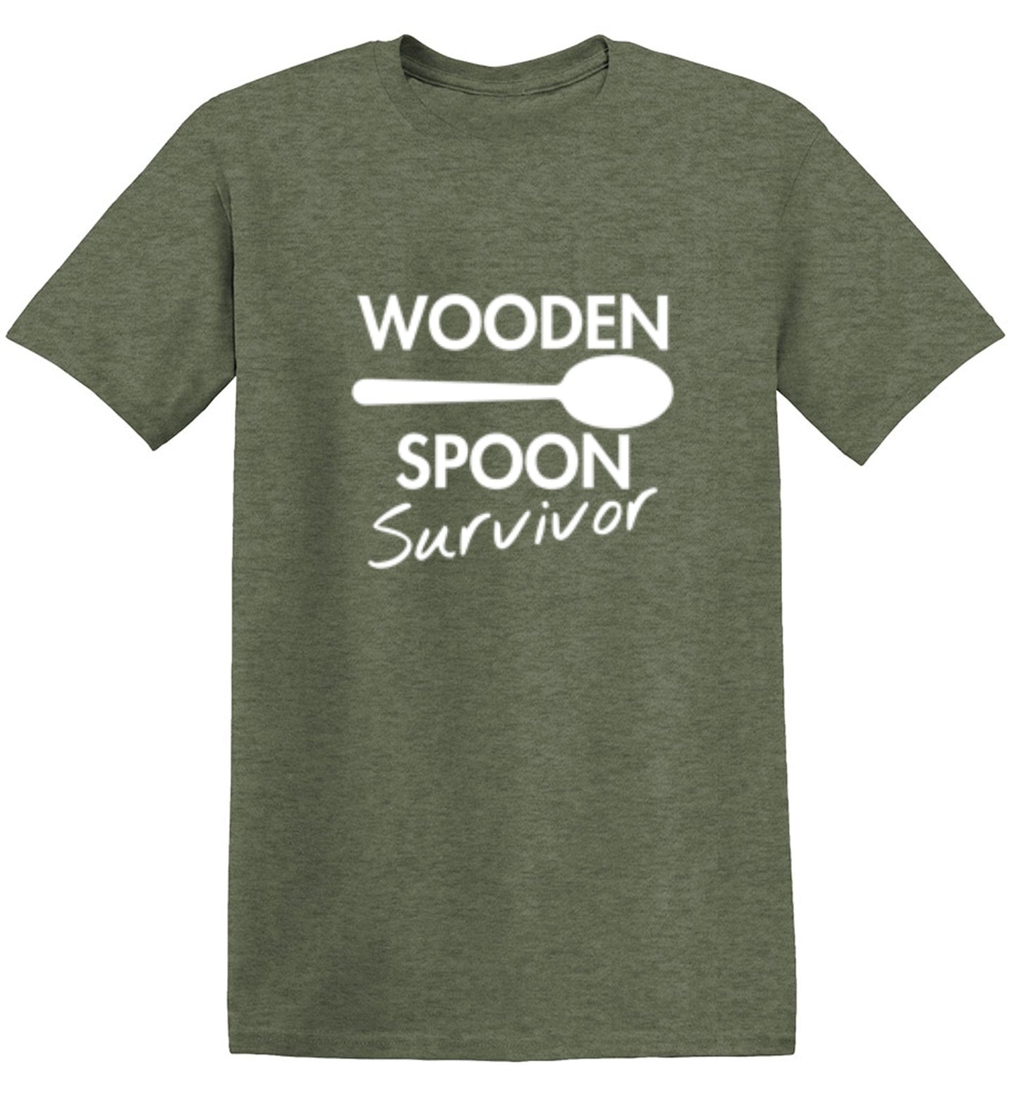 Funny T-Shirts design "Wooden Spoon Survivor"