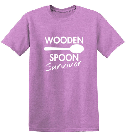 Funny T-Shirts design "Wooden Spoon Survivor"