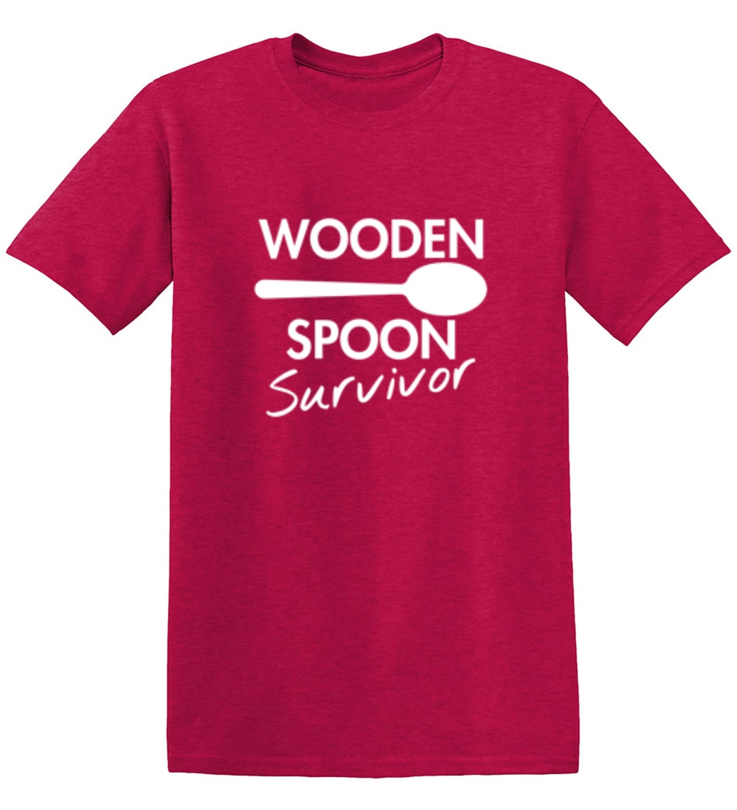 Funny T-Shirts design "Wooden Spoon Survivor"