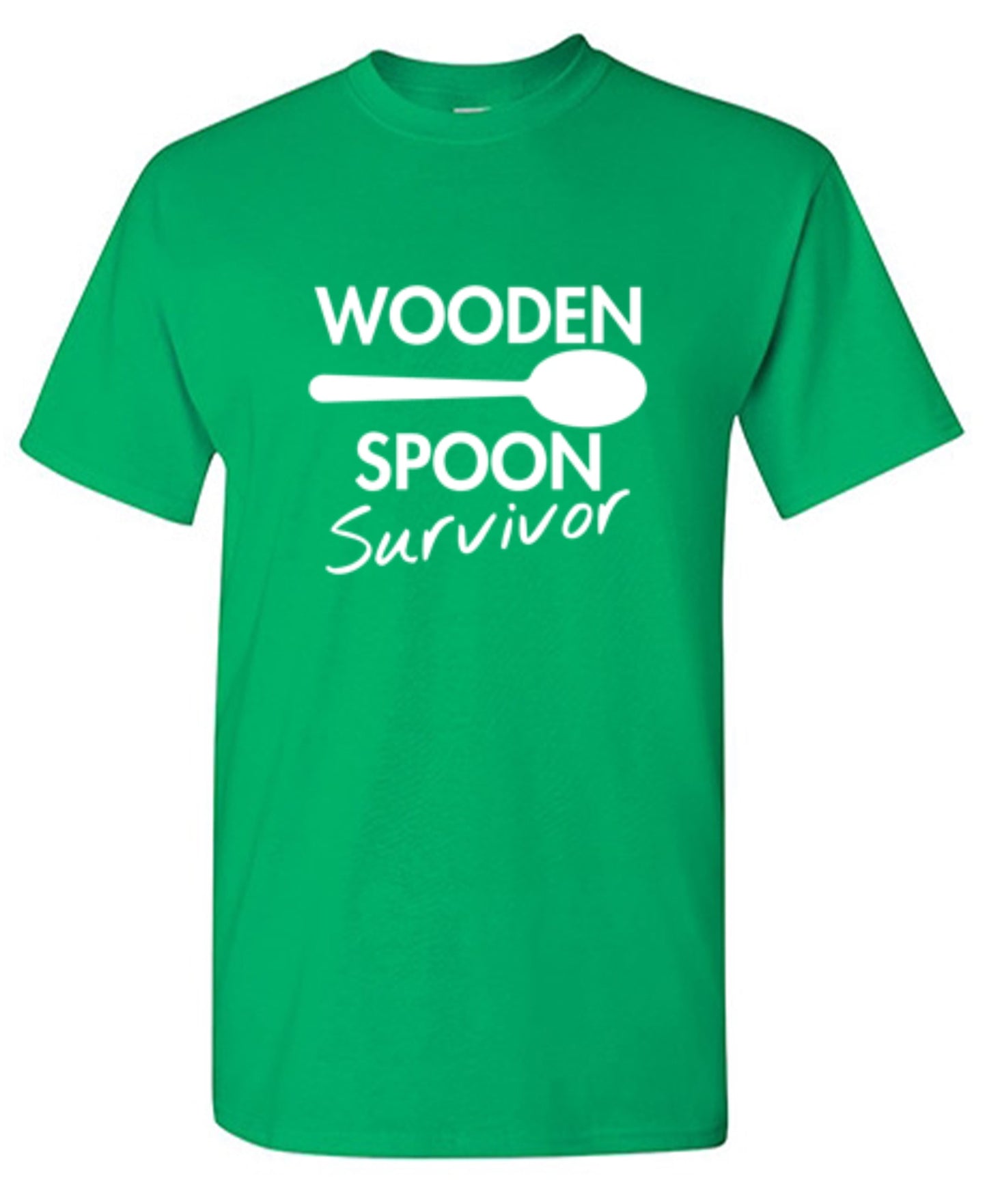 Funny T-Shirts design "Wooden Spoon Survivor"
