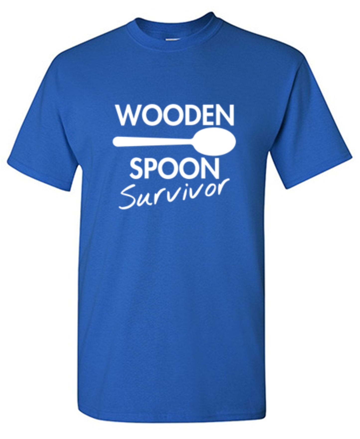 Funny T-Shirts design "Wooden Spoon Survivor"