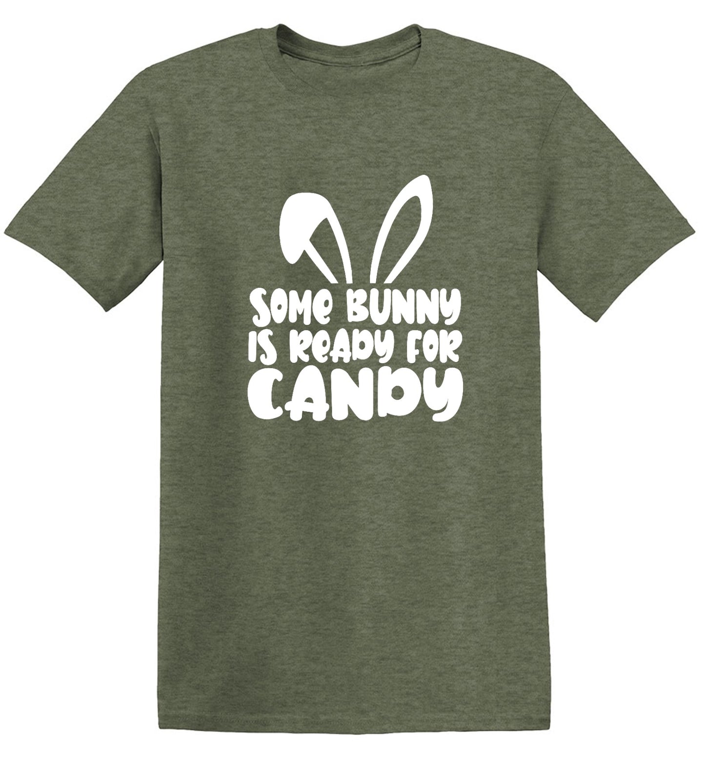 Funny T-Shirts design "Some Bunny Is Ready For Candy - Tall Tee"