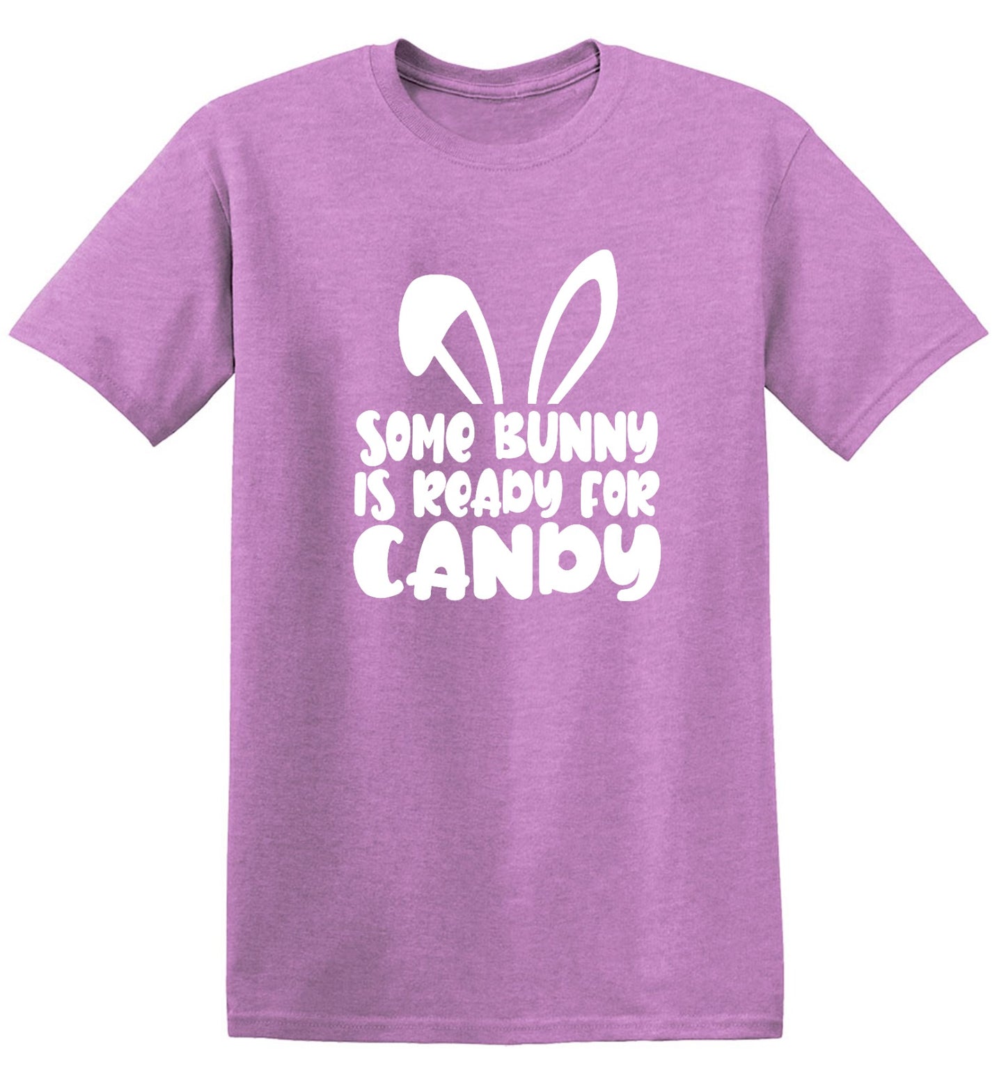Funny T-Shirts design "Some Bunny Is Ready For Candy - Tall Tee"