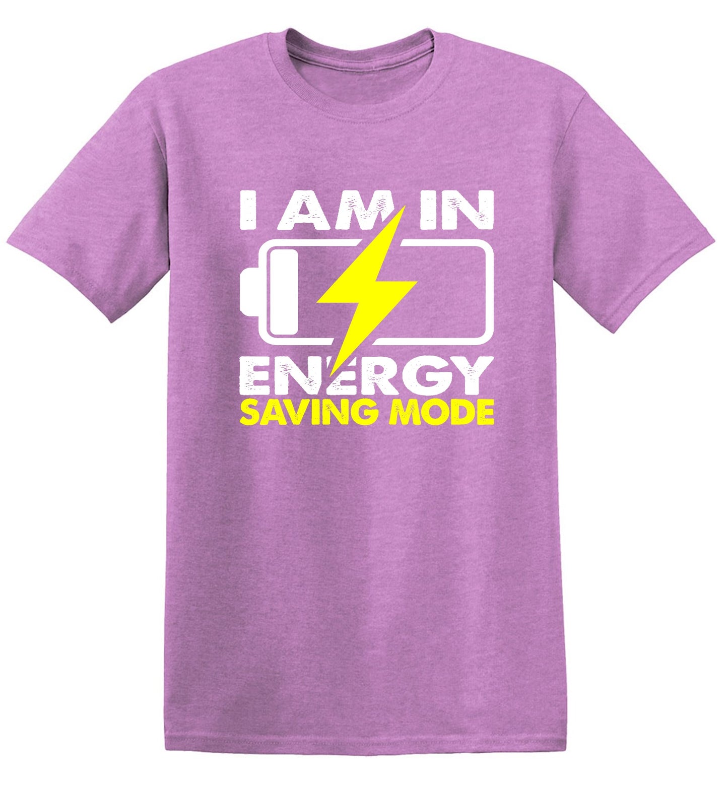 Funny T-Shirts design "I am in Energy Saving Mode"