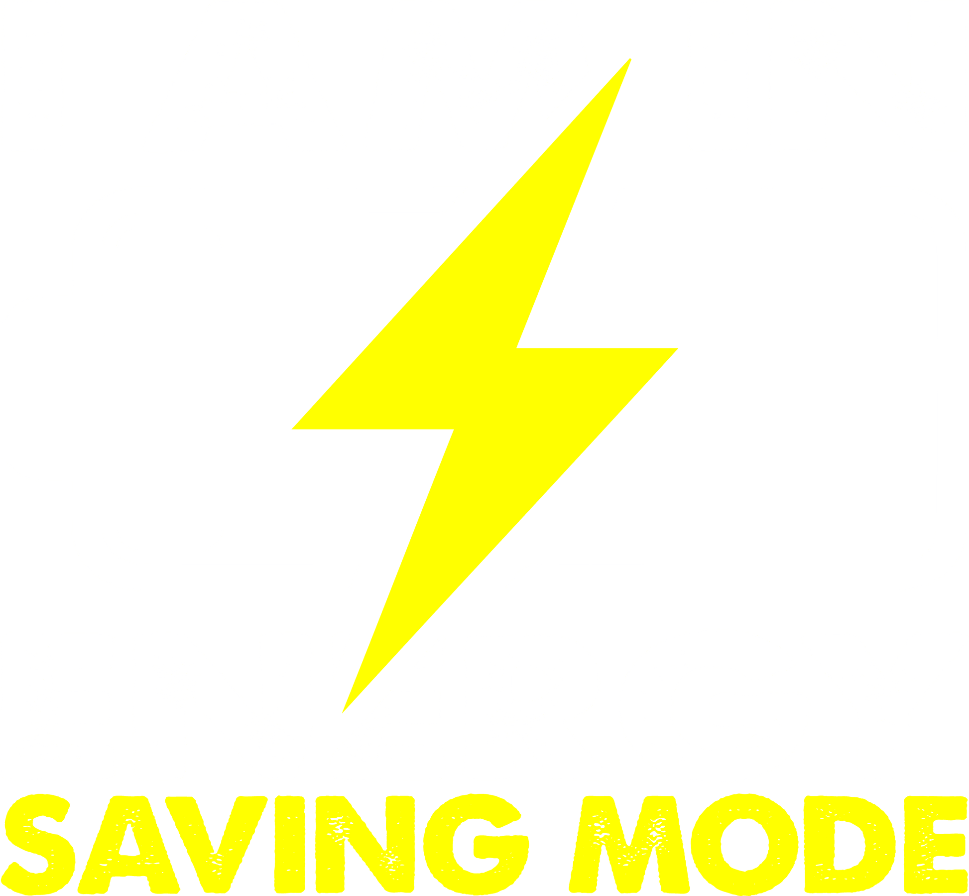 Funny T-Shirts design "I am in Energy Saving Mode"