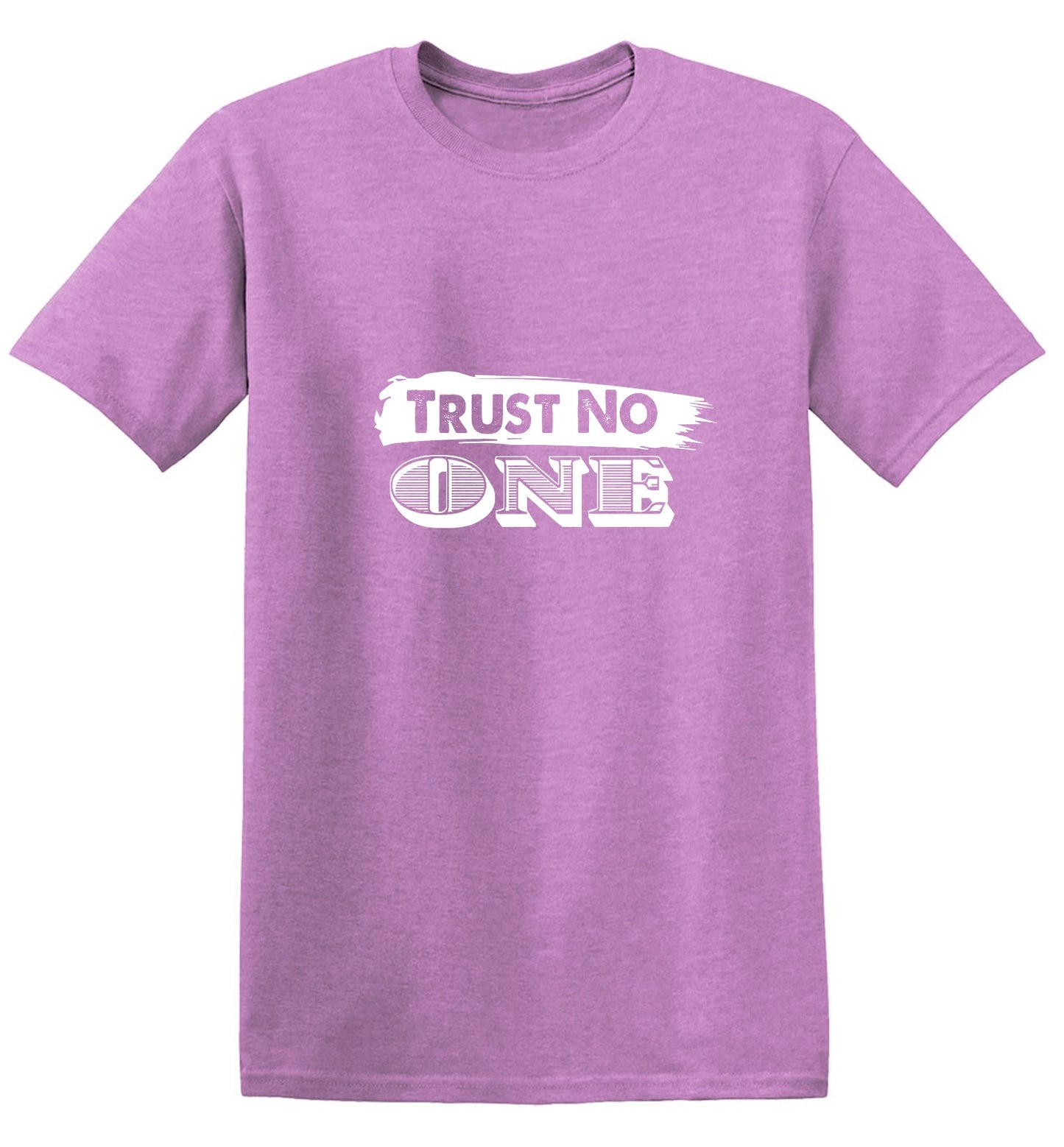 Funny T-Shirts design "Trust No One - Ring Spun Tee"
