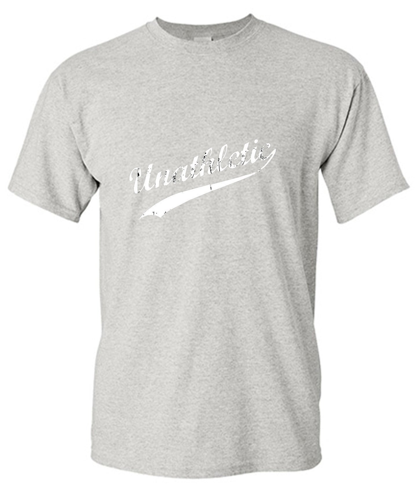 Funny T-Shirts design "Unathletic - Tall Tee"