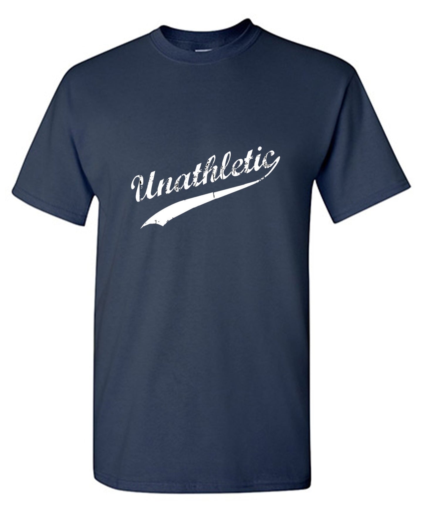 Funny T-Shirts design "Unathletic - Tall Tee"