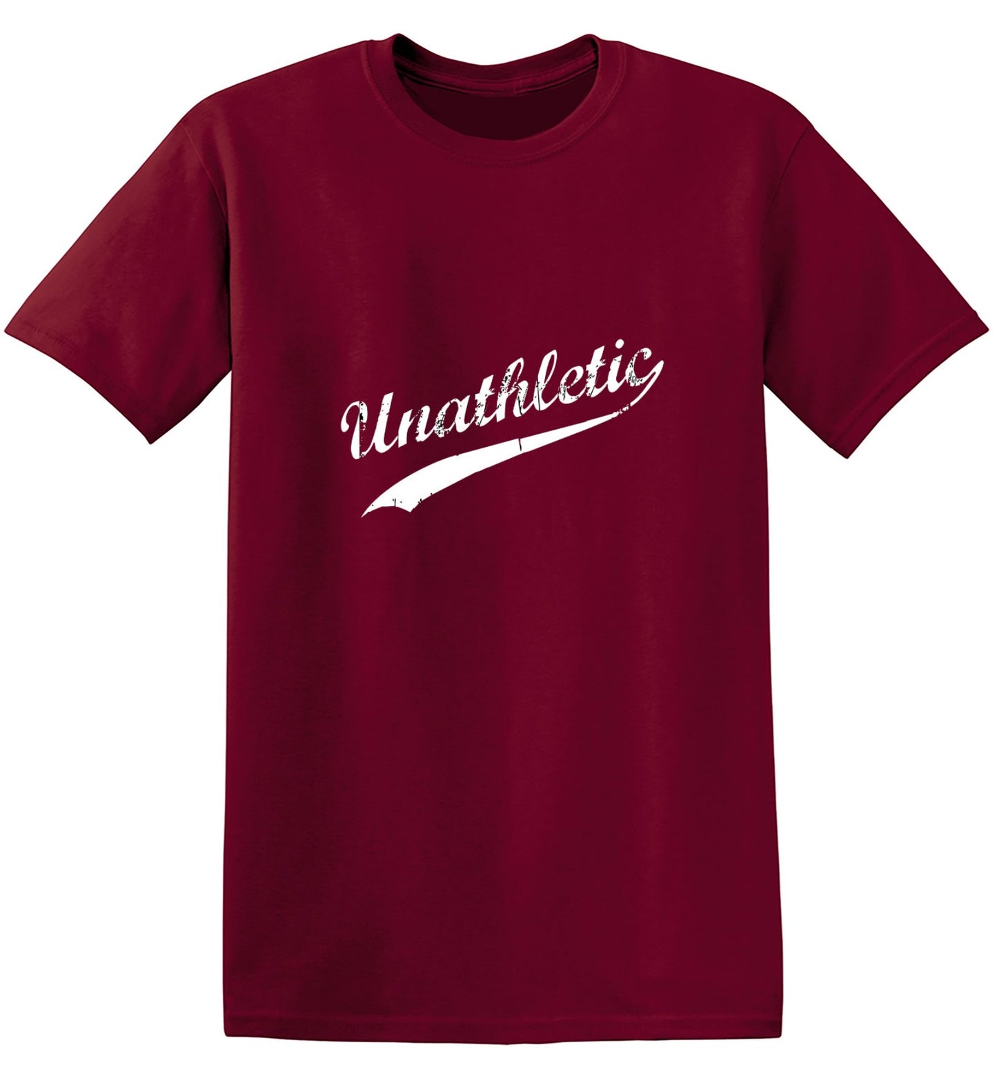 Funny T-Shirts design "Unathletic - Tall Tee"