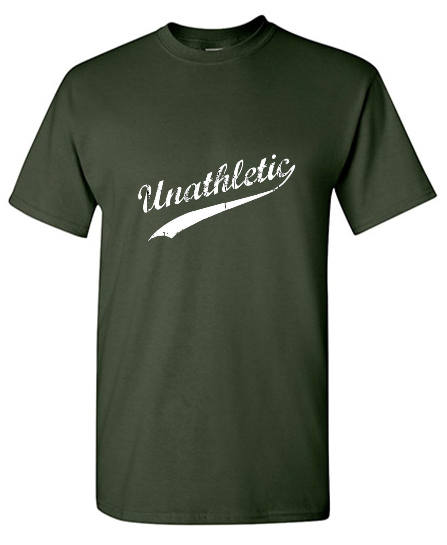 Funny T-Shirts design "Unathletic - Tall Tee"