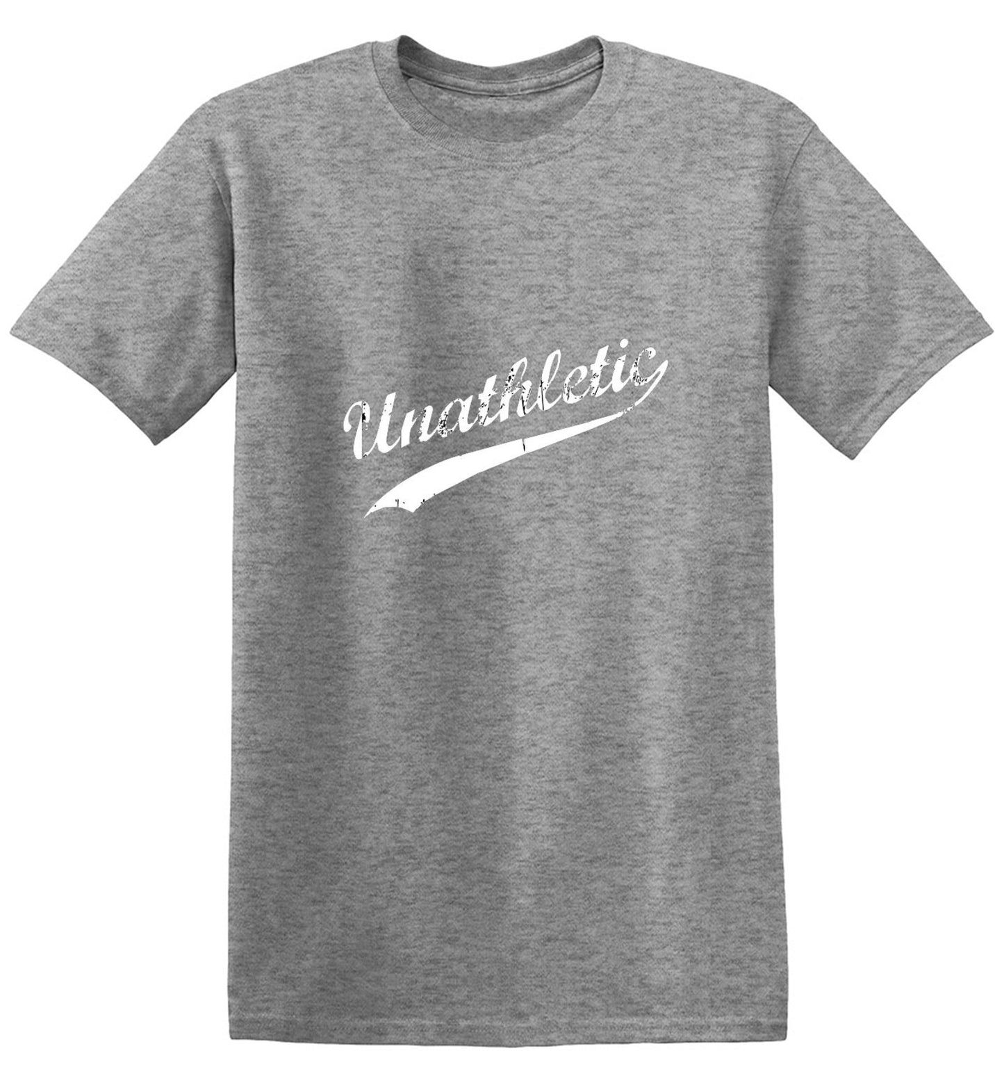 Funny T-Shirts design "Unathletic - Tall Tee"