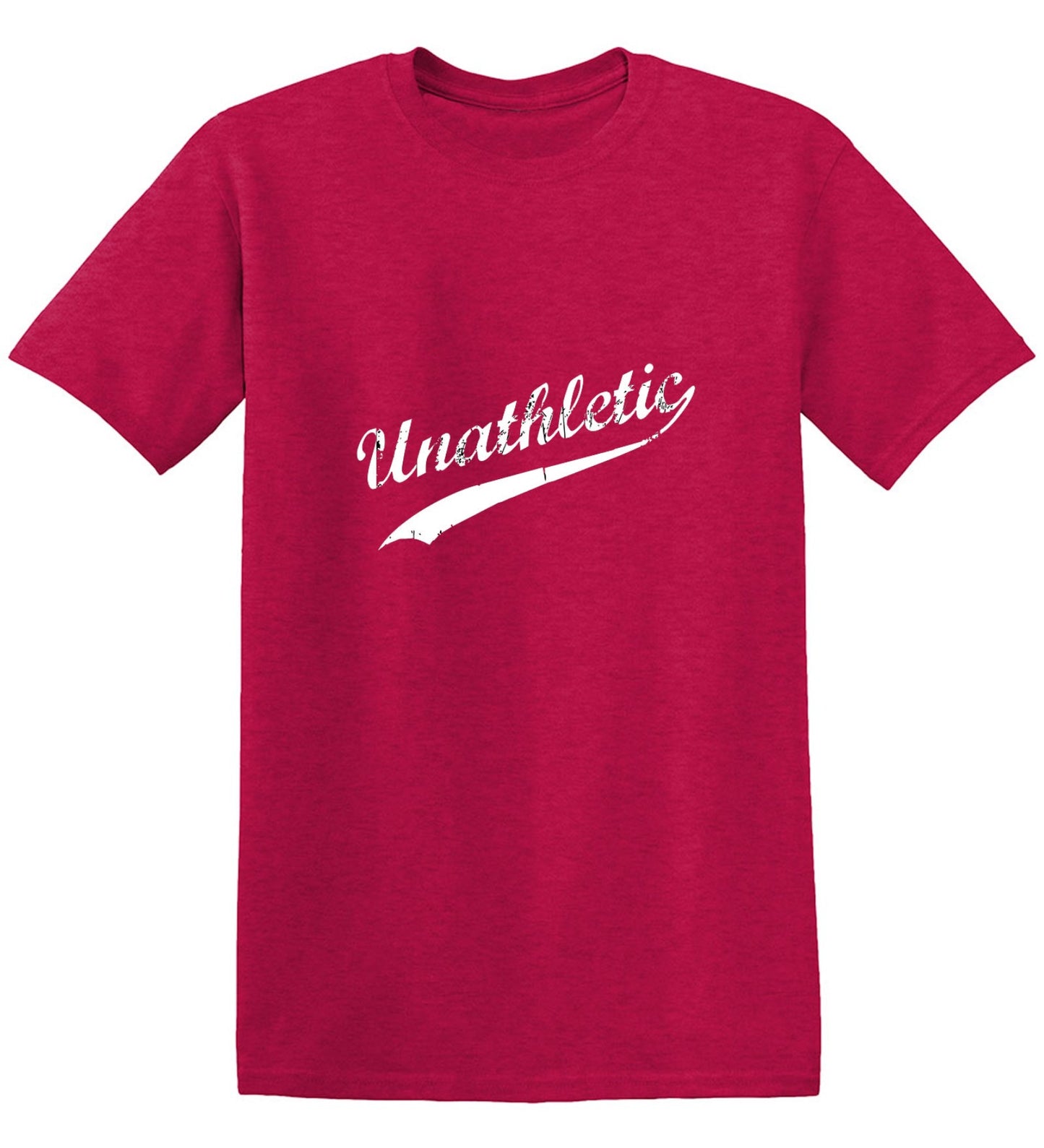 Funny T-Shirts design "Unathletic - Tall Tee"